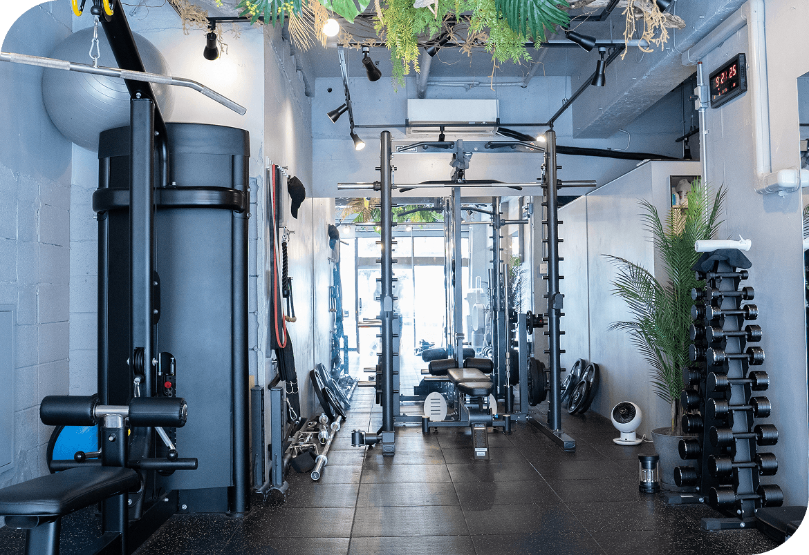 男性と女性のトレーニング画像